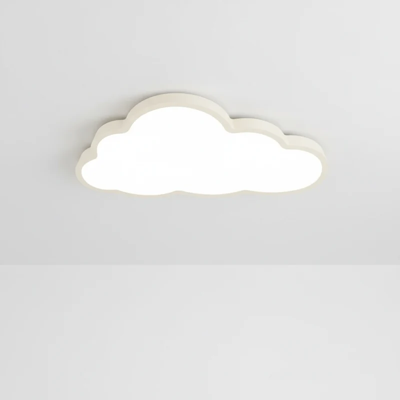 Plafondlamp Wolk Kinderkamer LED 3000K Acryl 40cm Warm Wit Babykamer Plafonnière Wolkvorm Sfeerlamp Kinderlamp | Sansoti