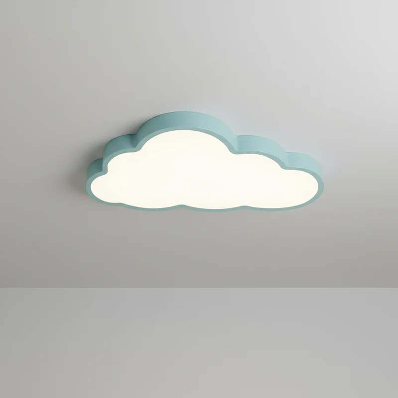 Plafondlamp Wolk Kinderkamer LED 3000K Acryl 40cm Warm Wit Babykamer Plafonnière Wolkvorm Sfeerlamp Kinderlamp | Sansoti