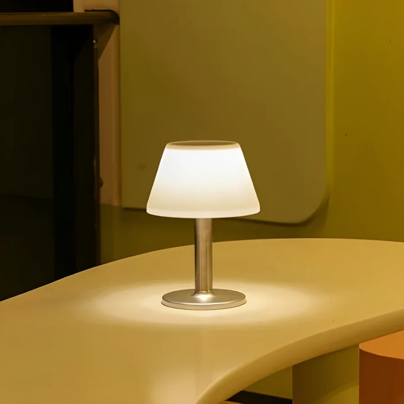 Solarlamp Buiten Tafellamp LED Draadloos Weerbestendig Tuin Terras Balkon Sfeerverlichting Zonne-energie Tuinlamp | Sansoti