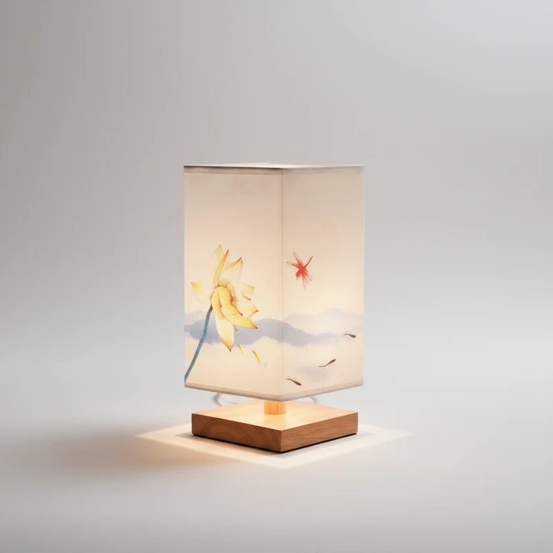 Tafellamp Bamboe Hout Naturel Japandi Minimalistische Slaapkamer Woonkamer Bureaulamp Scandinavisch Sfeerverlichting Nachtkastlamp | Sansoti