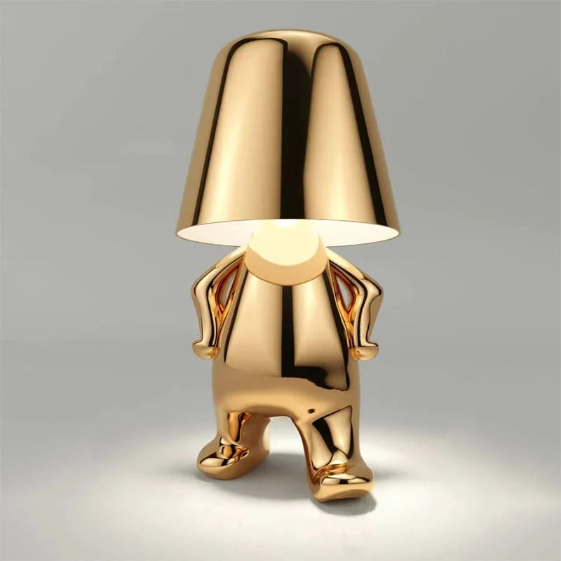 Figuurlamp LED Touch Dimbaar USB Oplaadbaar Goud Zilver Sfeerverlichting Woonkamer Slaapkamer Bureau Decoratielamp Cadeau | Sansoti
