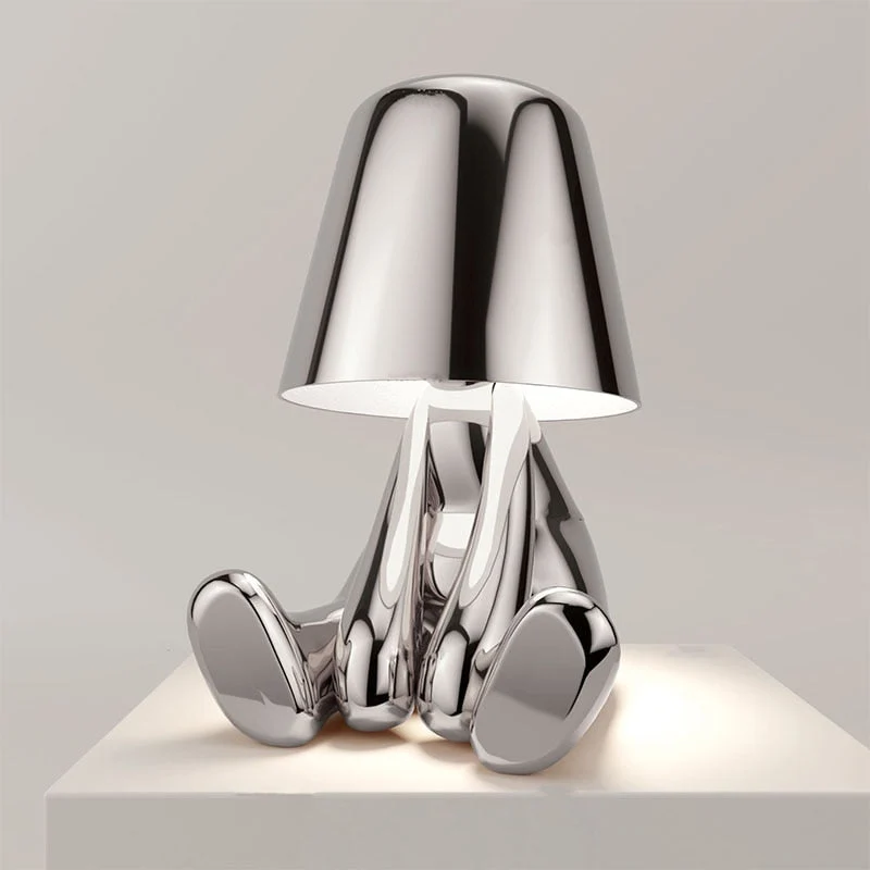 Figuurlamp LED Touch Dimbaar USB Oplaadbaar Goud Zilver Sfeerverlichting Woonkamer Slaapkamer Bureau Decoratielamp Cadeau | Sansoti