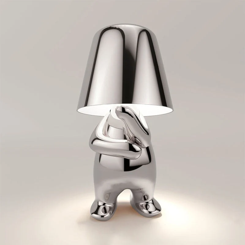 Figuurlamp LED Touch Dimbaar USB Oplaadbaar Goud Zilver Sfeerverlichting Woonkamer Slaapkamer Bureau Decoratielamp Cadeau | Sansoti