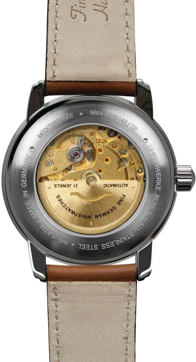 Zeppelin 100 Jahre Méditerranée 9664-5 Herrenuhr • Made in Germany • Automatik