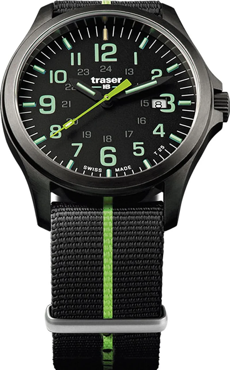 Traser P67 Officer Pro 107426 Herrenuhr • Trigalight Leuchttechnologie • Swiss Made