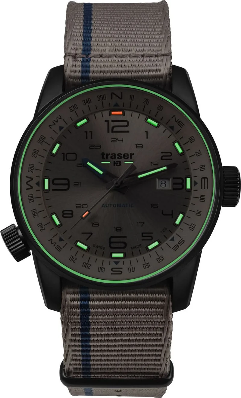 Traser P68 Pathfinder Automatic 110454 Herrenuhr • H3-Tritium • Swiss Made
