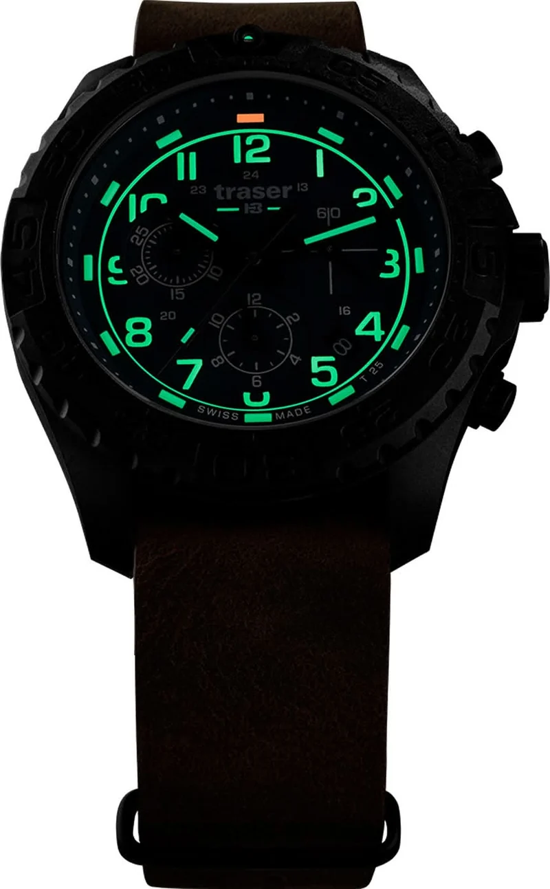Traser P96 Outdoor Pioneer 109045 Herrenuhr • H3-Tritium • Swiss Made