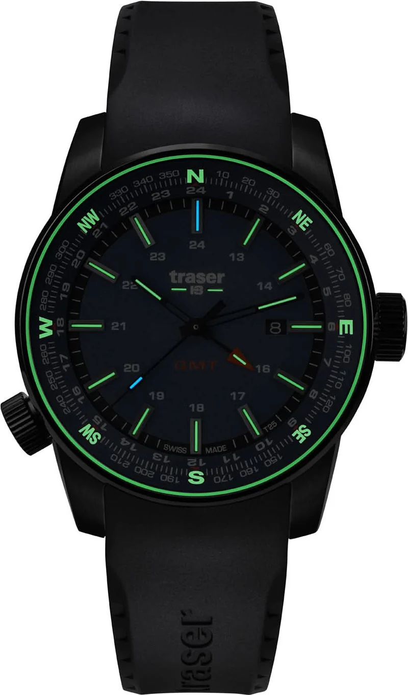 Traser P68 Pathfinder 109744 Herrenuhr • Trigalight / H3-Tritium Leuchttechnologie • Swiss Made