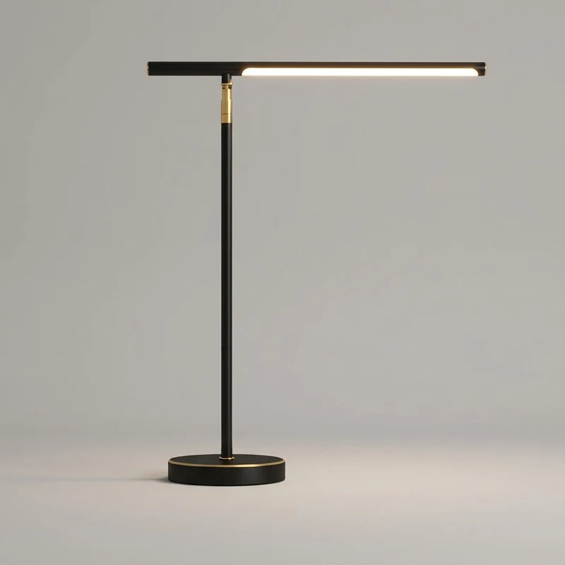 Bureaulamp Verstelbaar LED 3 Lichtkleuren Minimalistisch Metaal Warm Zwart Koper Energie-zuinig Werklamp Kantoor Thuiswerk Moderne Design | Sansoti