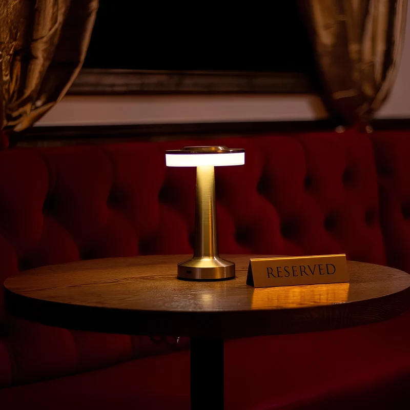 Tafellamp Draadloos Oplaadbaar Dimbaar Metaal LED 3 Lichtkleuren USB-C Goud Zilver Zwart Retro Restaurant Bar Nachtkastje Sfeerlamp Draagbaar | Sansoti