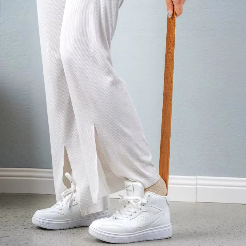 Schoenlepel Lang Ergonomisch Handvat Antislip Metaal Schoenen Aantrekken Rug | Sansoti