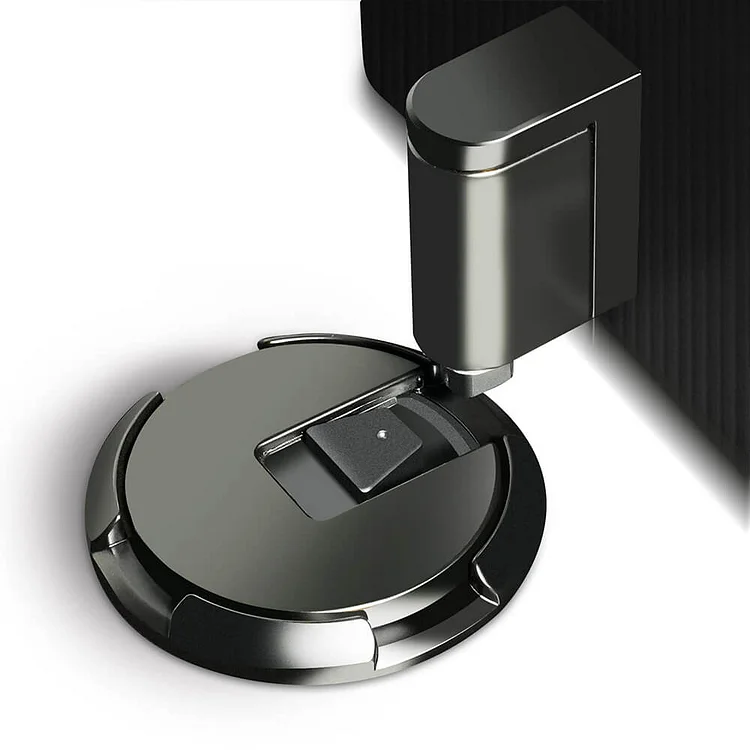 Deurstopper Vloer Push Lock Zinklegering Mechanisch RVS Design | Sansoti