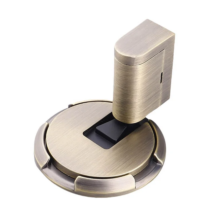 Deurstopper Vloer Push Lock Zinklegering Mechanisch RVS Design | Sansoti