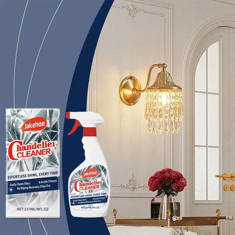 Lamp & Glas Reinigingsspray – Voor Kristallen Lampen, Glas en Metaal | Sansoti