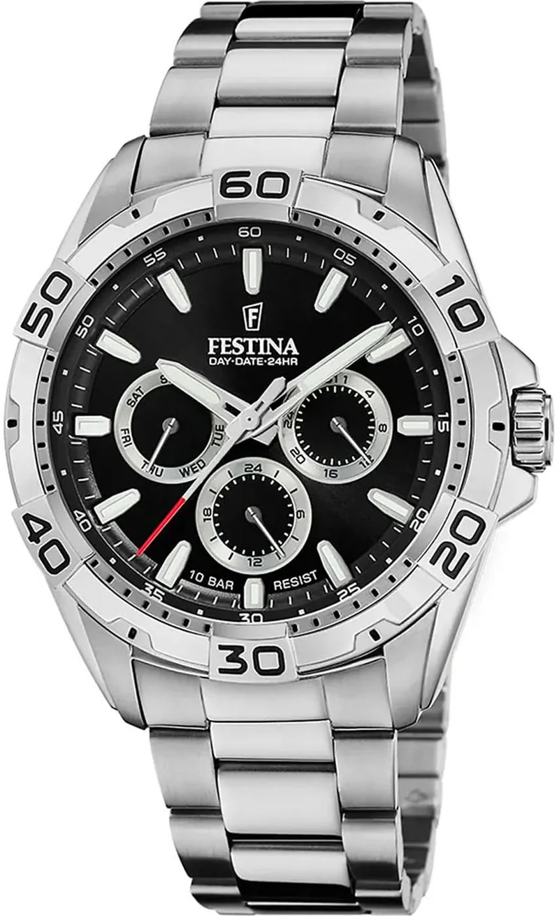 Festina Multifunction F20623/4 Herrenuhr • Sportliches Design • 10 ATM Wasserdicht