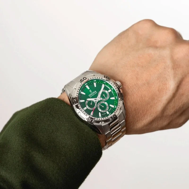 Festina Multifunction F20623/3 Herrenuhr • Sportliches Design • Edelstahl