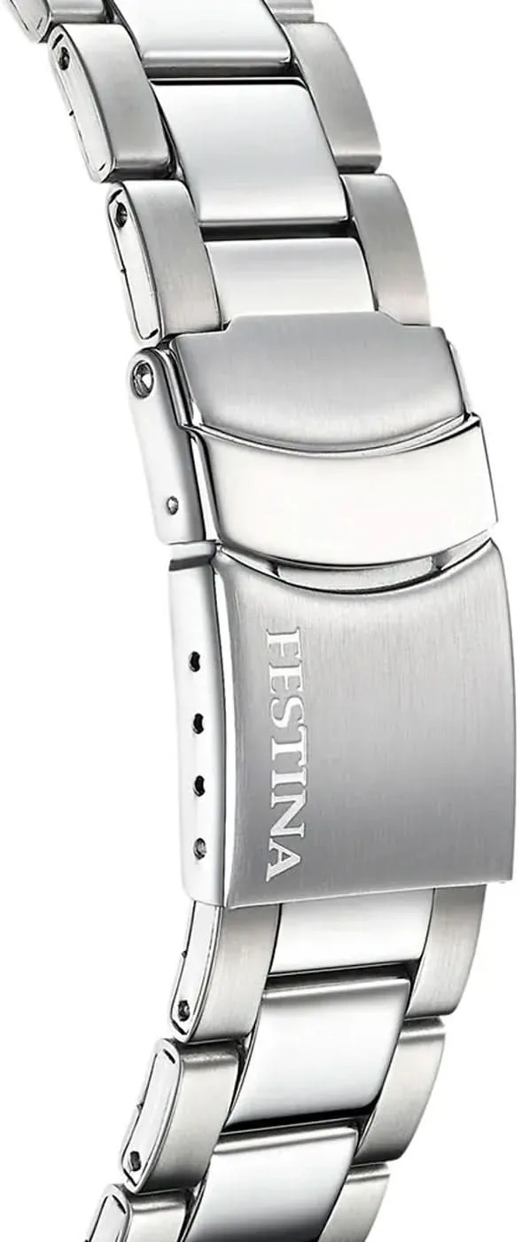 Festina Multifunction F20623/2 Herrenuhr • Blau • Edelstahl