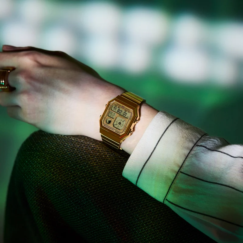 Casio Vintage A120WEG-9AEF Herrenuhr • Kultiges Retro-Design • Mehrfarbige Tasten