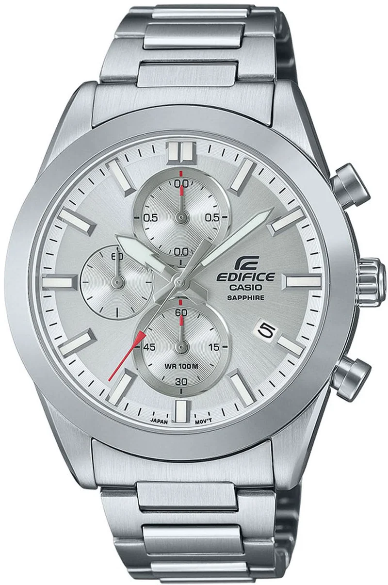 Casio Edifice EFB-710D-7AVUEF Herrenuhr • Kratzfestes Saphirglas • Massives Edelstahlarmband