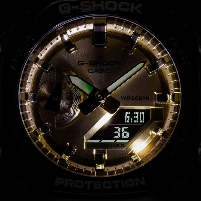 Casio G-Shock GA-2100GB-1AER Herrenuhr • Extreme Stoßfestigkeit • Schlankes Design