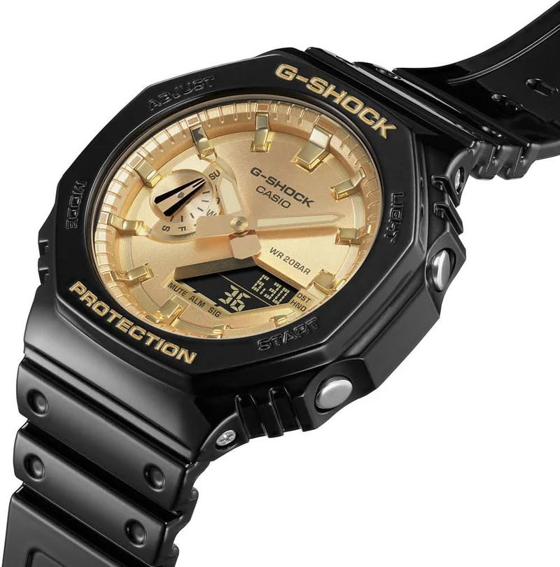 Casio G-Shock GA-2100GB-1AER Herrenuhr • Extreme Stoßfestigkeit • Schlankes Design