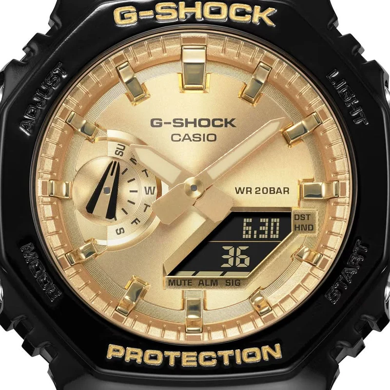 Casio G-Shock GA-2100GB-1AER Herrenuhr • Extreme Stoßfestigkeit • Schlankes Design