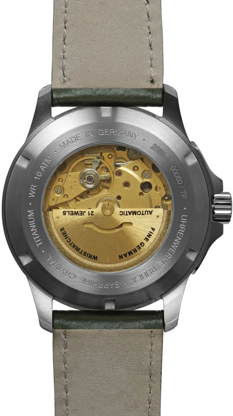 Bauhaus Aviation 2866-4 Herrenuhr • Titan • Made in Germany