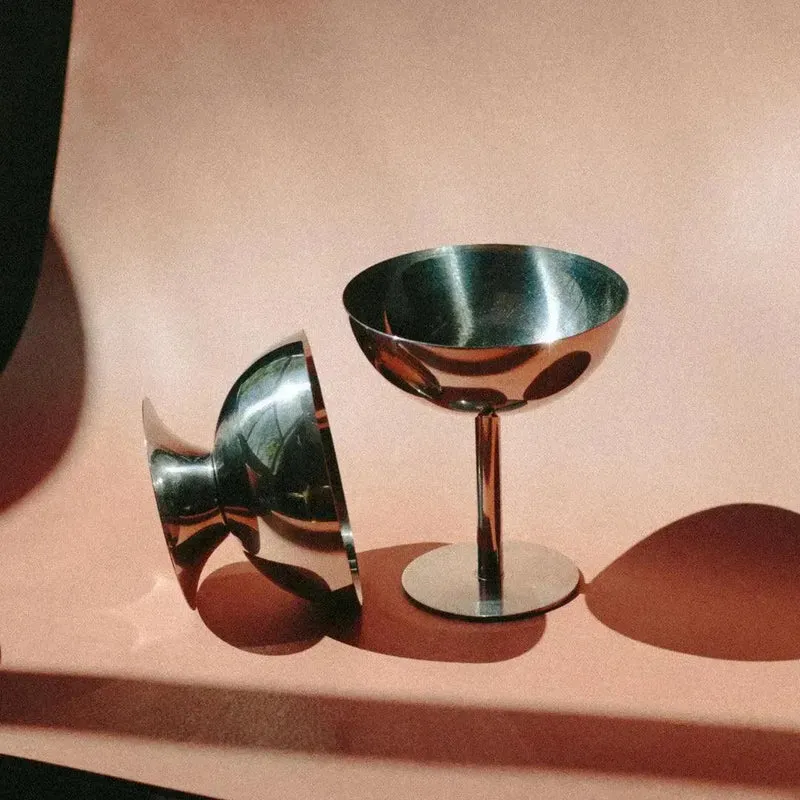 Serveerschaal Roestvrij Staal Klassiek Zilver Hapjesschaal Sieradenschaal Tafel Diner | Sansoti