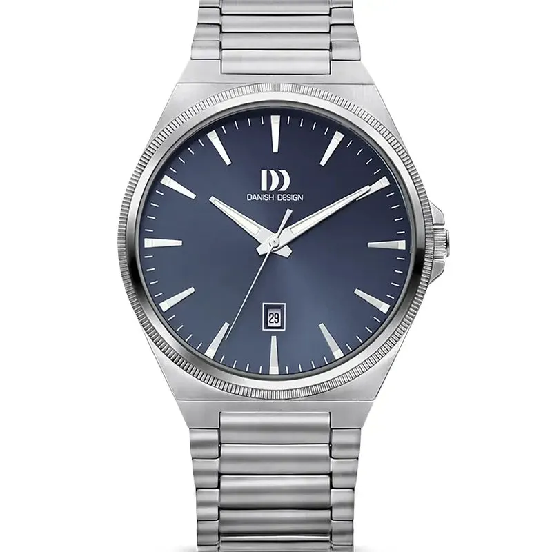 Danish Design Tidløs IQ99Q1303 Armbanduhr Blau • Saphirglas • LumiNova