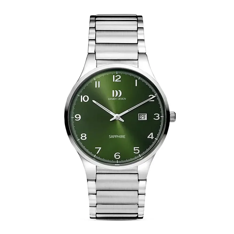 Danish Design Tidløs IQ97Q1312 Vágar Armbanduhr Grün • Saphirglas • Quarzwerk