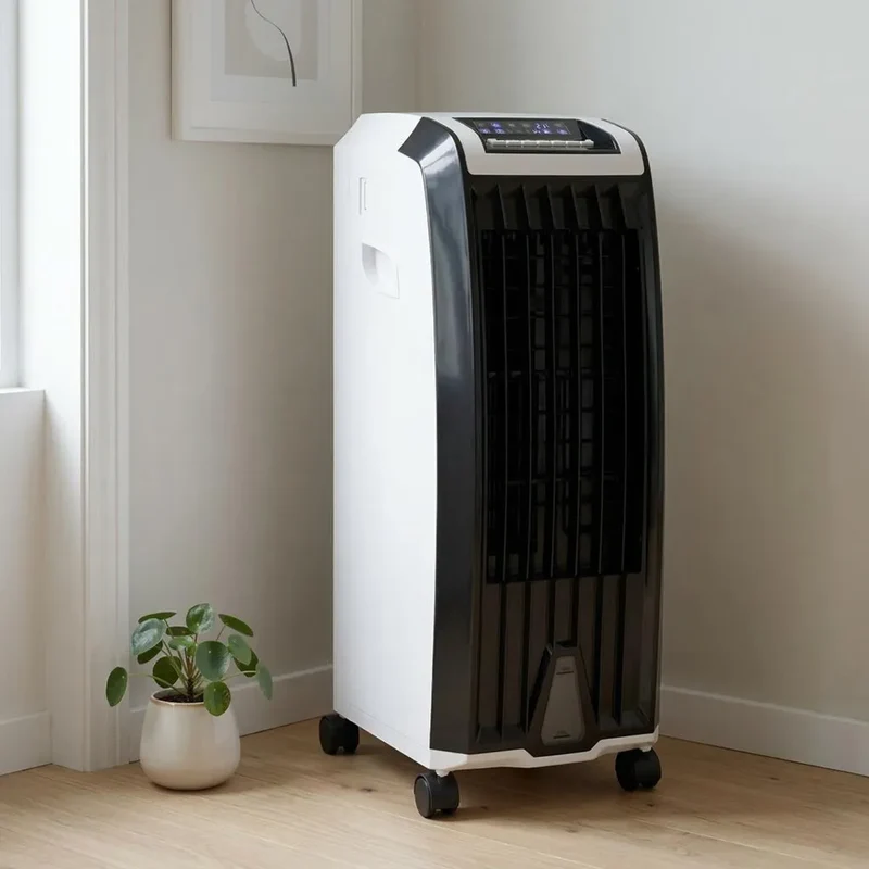 Mobiele Aircooler op Wielen 6.5L Waterreservoir met Timer Zwenkmodus Energiezuinig voor Thuis Kantoor | Sansoti