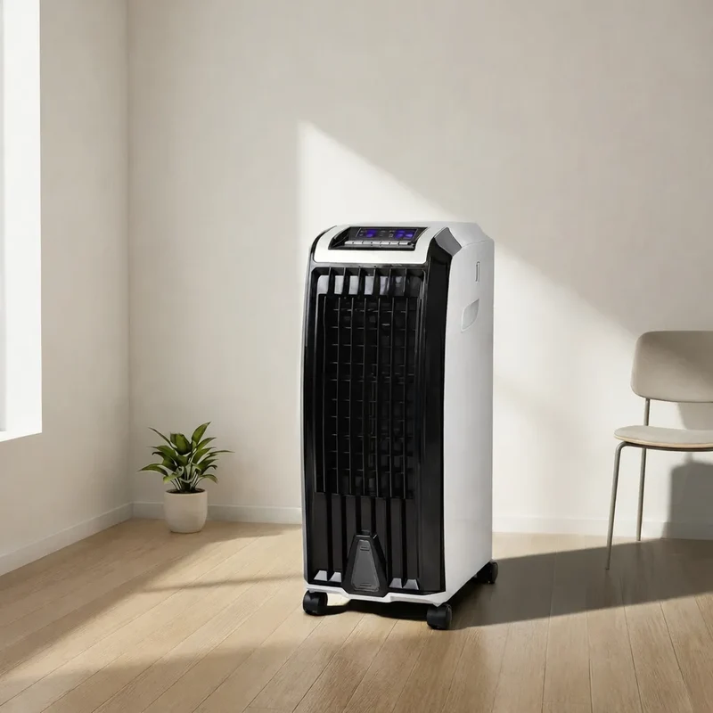 Mobiele Aircooler op Wielen 6.5L Waterreservoir met Timer Zwenkmodus Energiezuinig voor Thuis Kantoor | Sansoti
