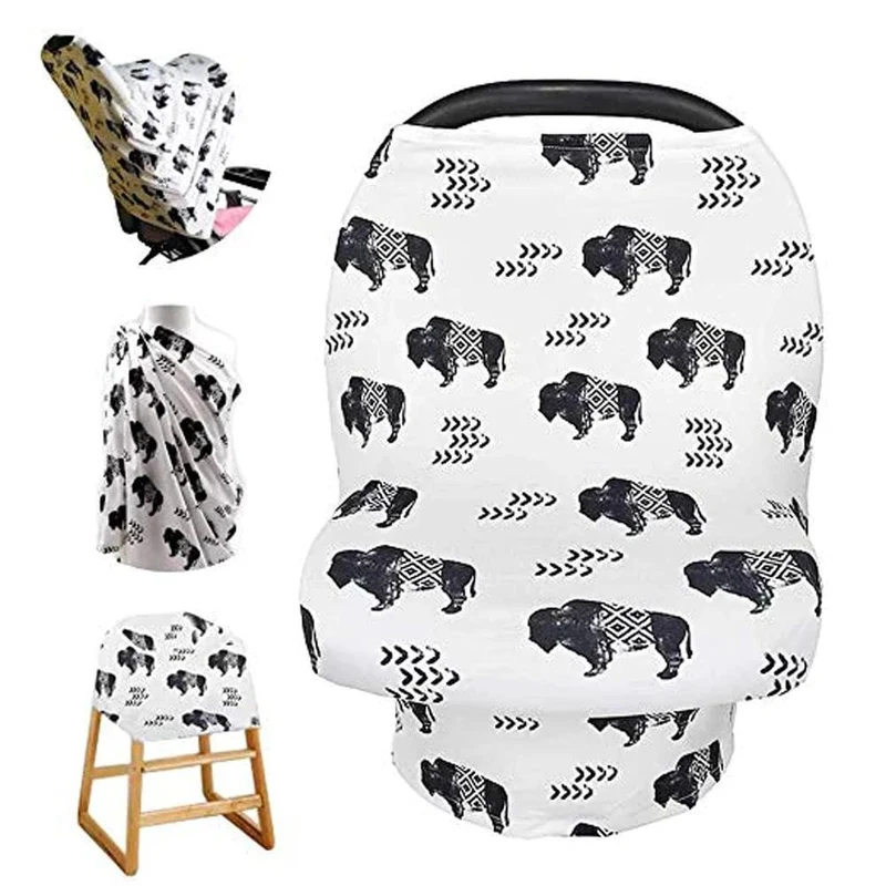 Multifunctionele Voedingsdoek Baby Ademend Rekbaar Borstvoeding Privacy Bescherming Hoes Kraamcadeau | Sansoti