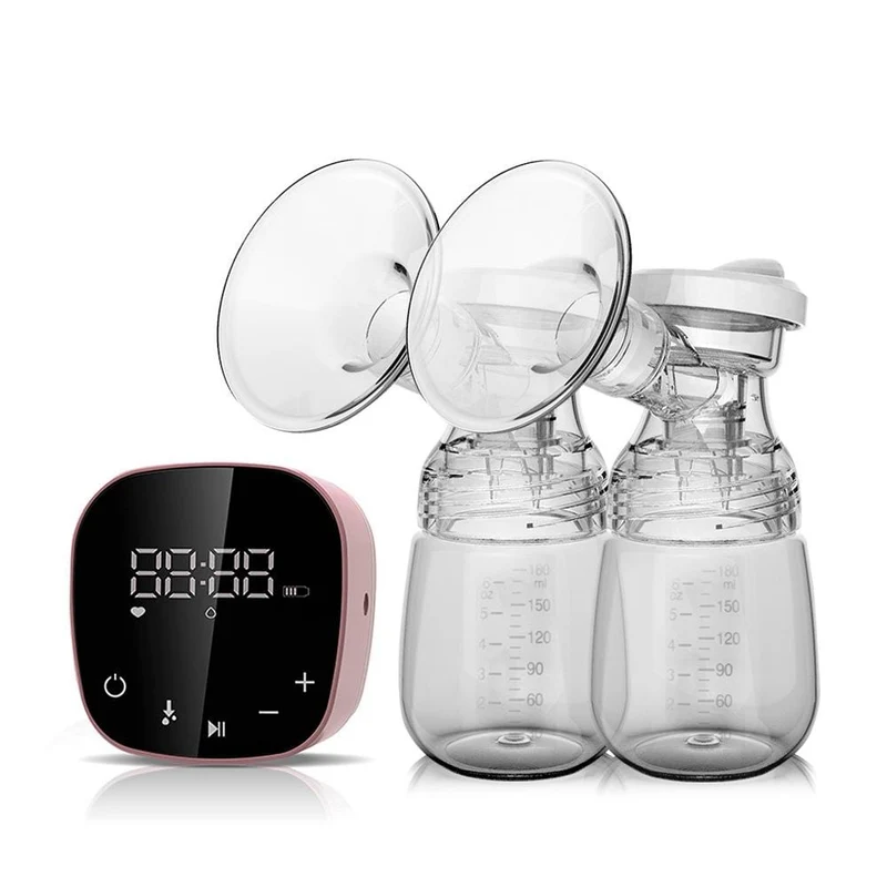 Elektrische Borstkolf Dubbel met 3 Standen USB Oplaadbaar Stille Motor Handsfree Borstvoeding Comfortabel | Sansoti