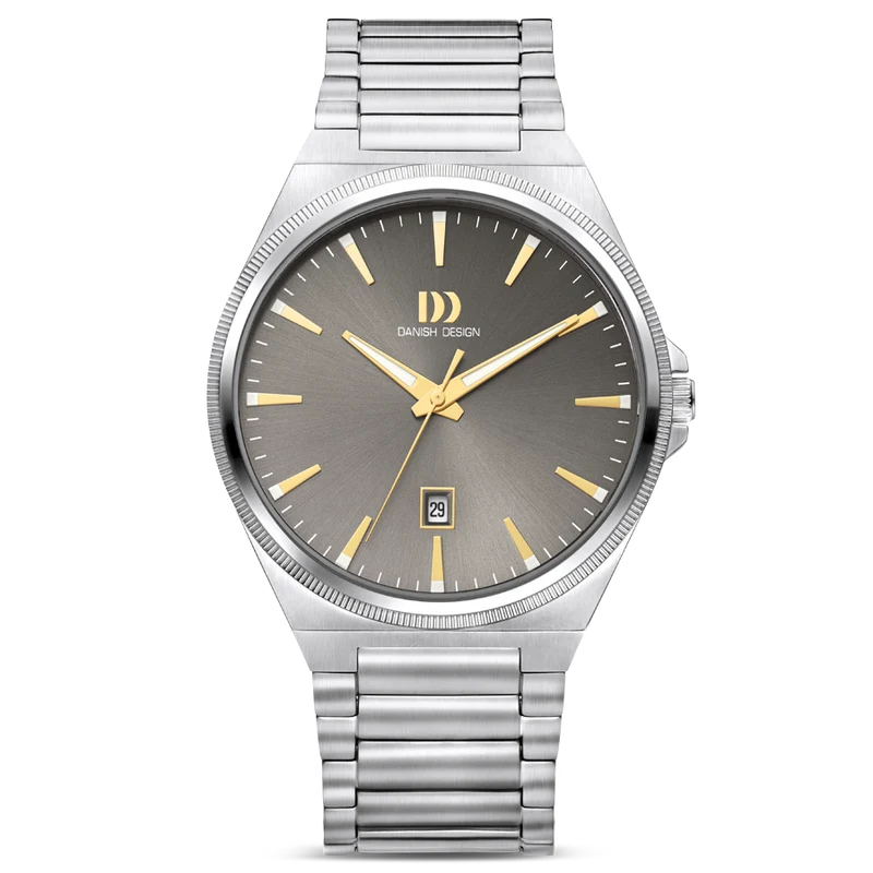 Danish Design DKx Pro IQ94Q1303 Herren Armbanduhr Grau • Saphirglas • 5 ATM Wasserdicht