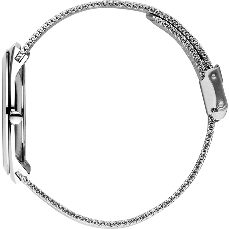 Danish Design Tåsinge IQ64Q1236 Herrenuhr Silber • Mineralglas • Edelstahl-Mesharmband