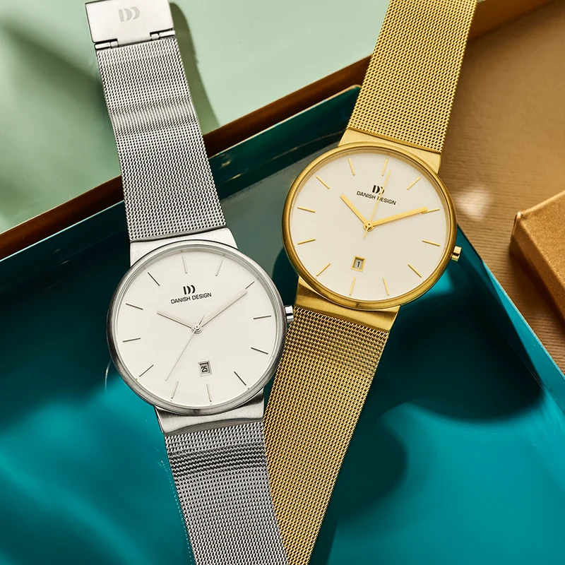 Danish Design Tåge IQ62Q971 Herrenuhr Silber • Mineralglas • Datumsanzeige