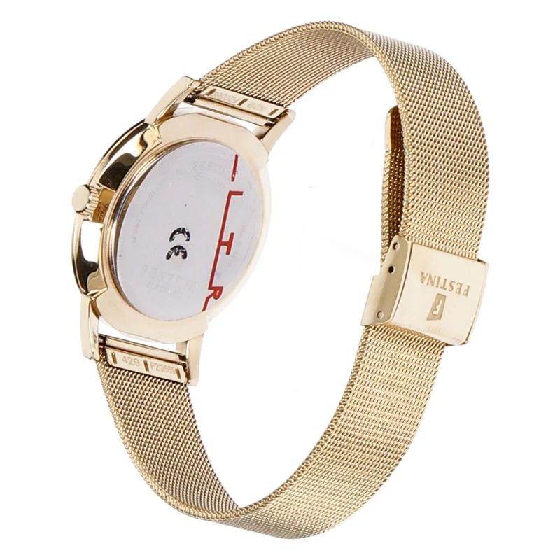 Festina Retro F20569/2 Armbanduhr goldfarben Herren