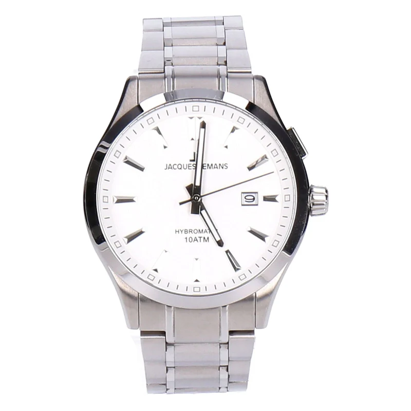Jacques Lemans Hybromatic 1-2130F Edelstahl Herren Armbanduhr