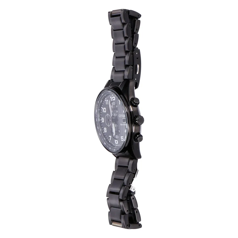 Citizen CA0775-79E Chronograph Edelstahl schwarz