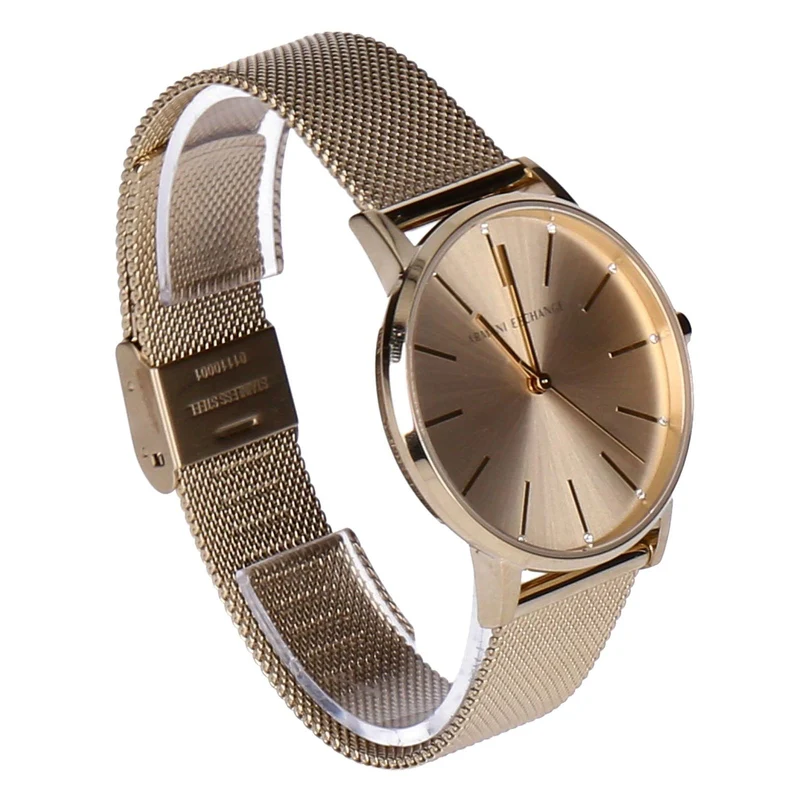 Emporio Armani Exchange Armbanduhr Herren goldfarben