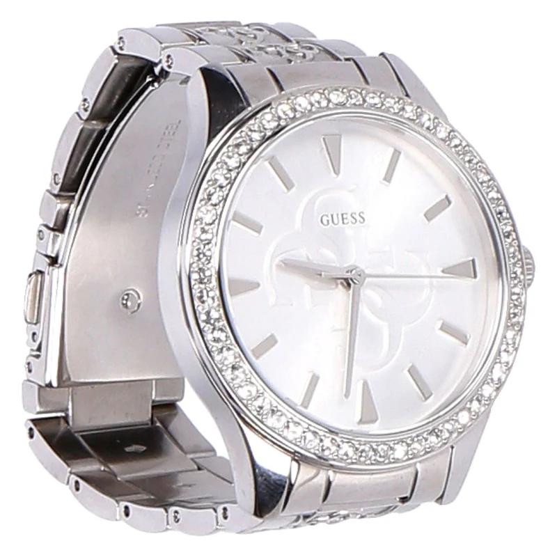 Guess Damen Analog Armbanduhr Anna Edelstahl