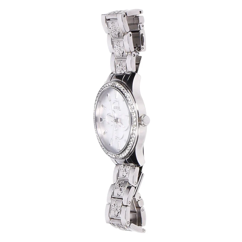 Guess Damen Analog Armbanduhr Anna Edelstahl