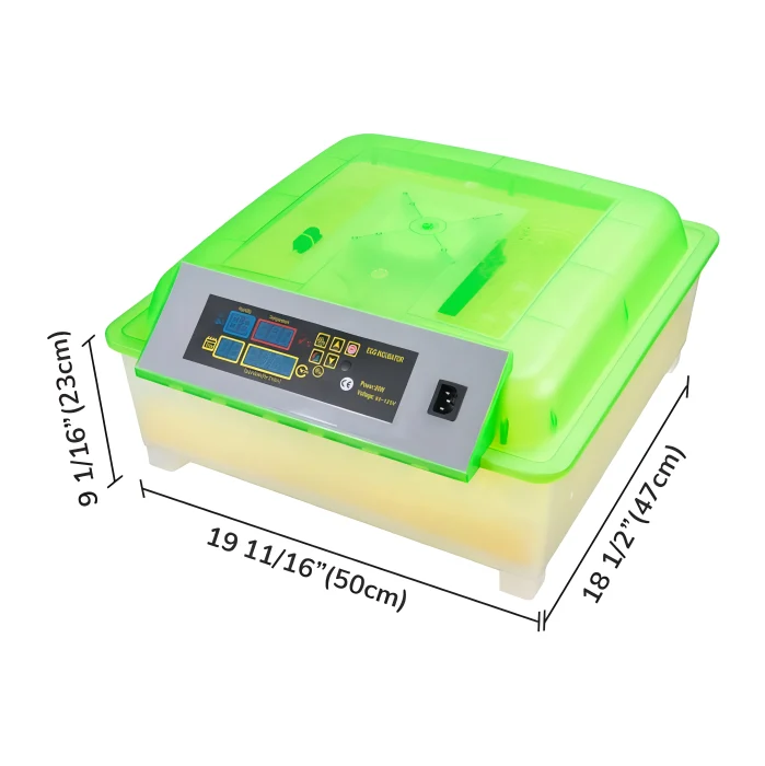 Broedmachine voor 56 Eieren met Digitale Temperatuurregeling Automatisch Keren en LED Display Thuiskweek | Sansoti
