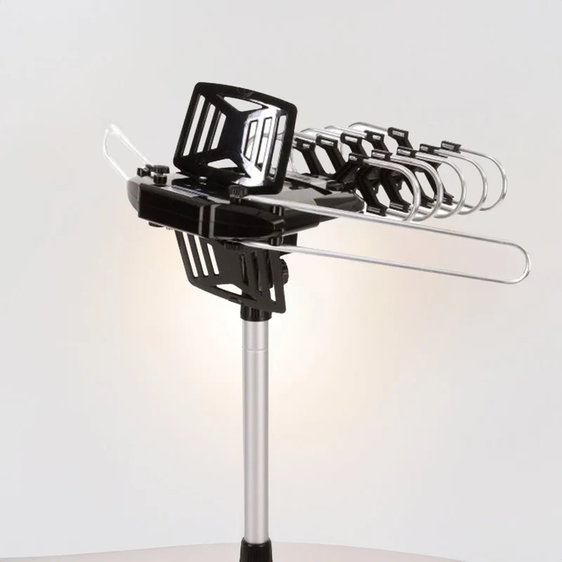 Buitenantenne HD TV 360° Draaibaar met Montagepaal Digitale Zenders Lange Afstand Outdoor Antenne Weerbestendig | Sansoti