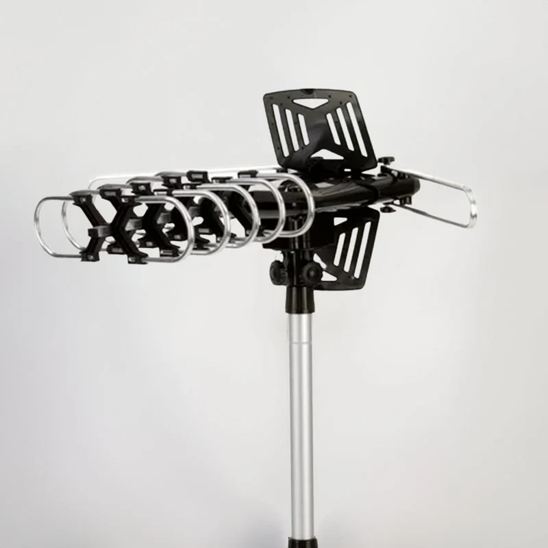Buitenantenne HD TV 360° Draaibaar met Montagepaal Digitale Zenders Lange Afstand Outdoor Antenne Weerbestendig | Sansoti