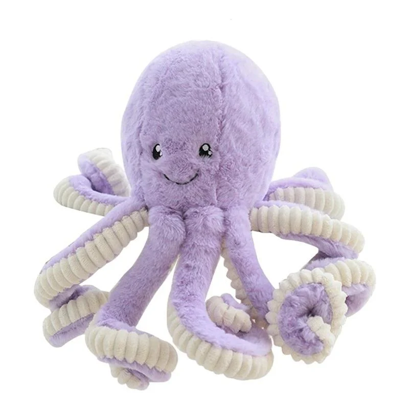 Zachte Octopus Knuffel XXL - Pluche Decoratiekussen 40-80cm - Kinderkamer Speelgoed Decoratie Cadeau | Sansoti