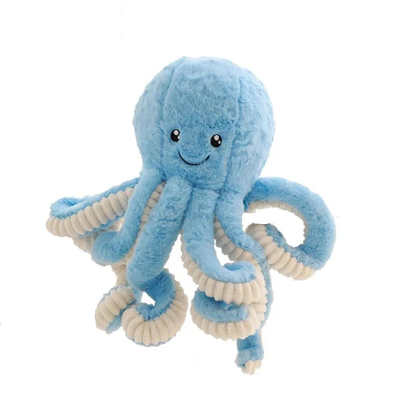 Zachte Octopus Knuffel XXL - Pluche Decoratiekussen 40-80cm - Kinderkamer Speelgoed Decoratie Cadeau | Sansoti