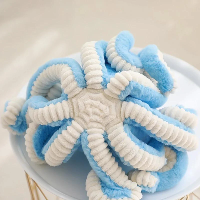 Zachte Octopus Knuffel XXL - Pluche Decoratiekussen 40-80cm - Kinderkamer Speelgoed Decoratie Cadeau | Sansoti