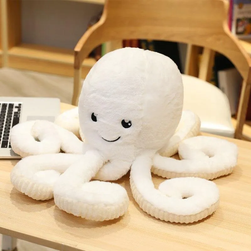 Zachte Octopus Knuffel XXL - Pluche Decoratiekussen 40-80cm - Kinderkamer Speelgoed Decoratie Cadeau | Sansoti